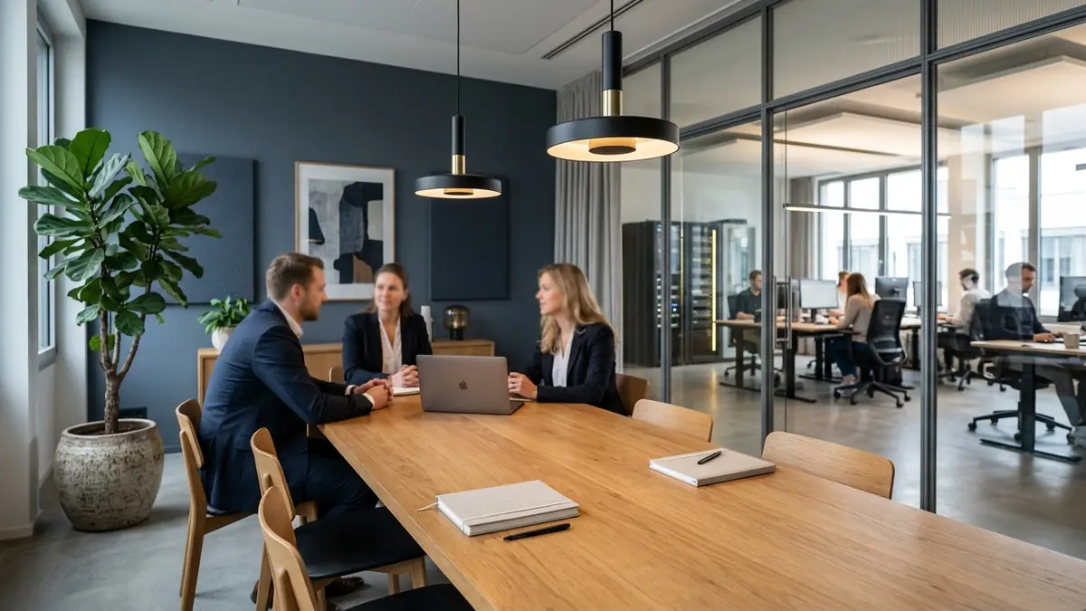 Moderner Konferenzraum für Business-Beratung